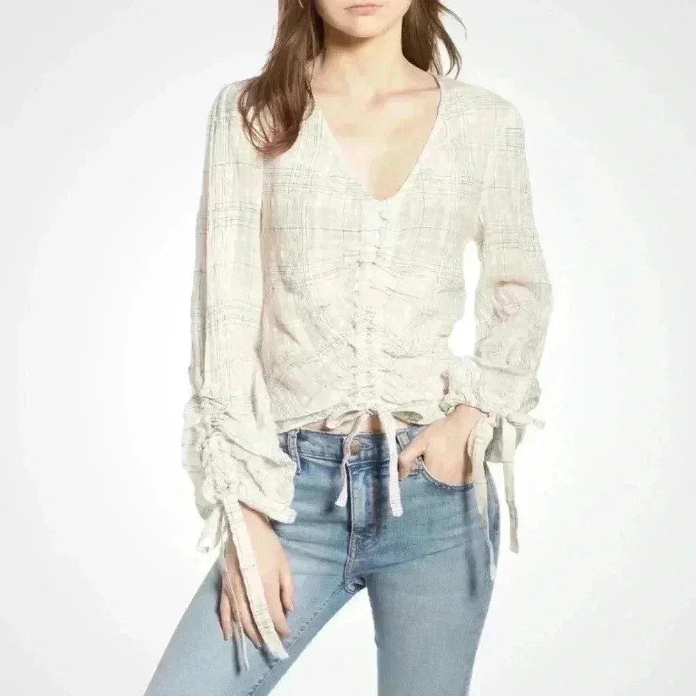 The East Order Freja Picnic Check Blouse